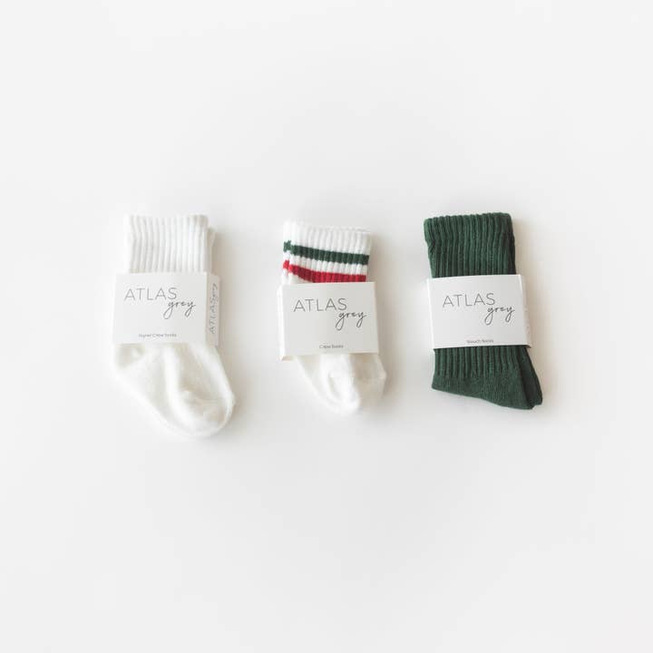 Organic Holiday Socks - 3 Pack for wholesale on Faire1