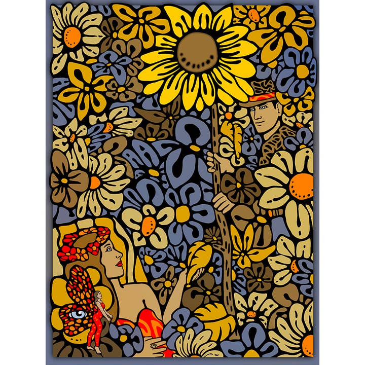 Just the Right Flower — Epic 5-Foot Canvas for wholesale by Carolyn Ferris Art