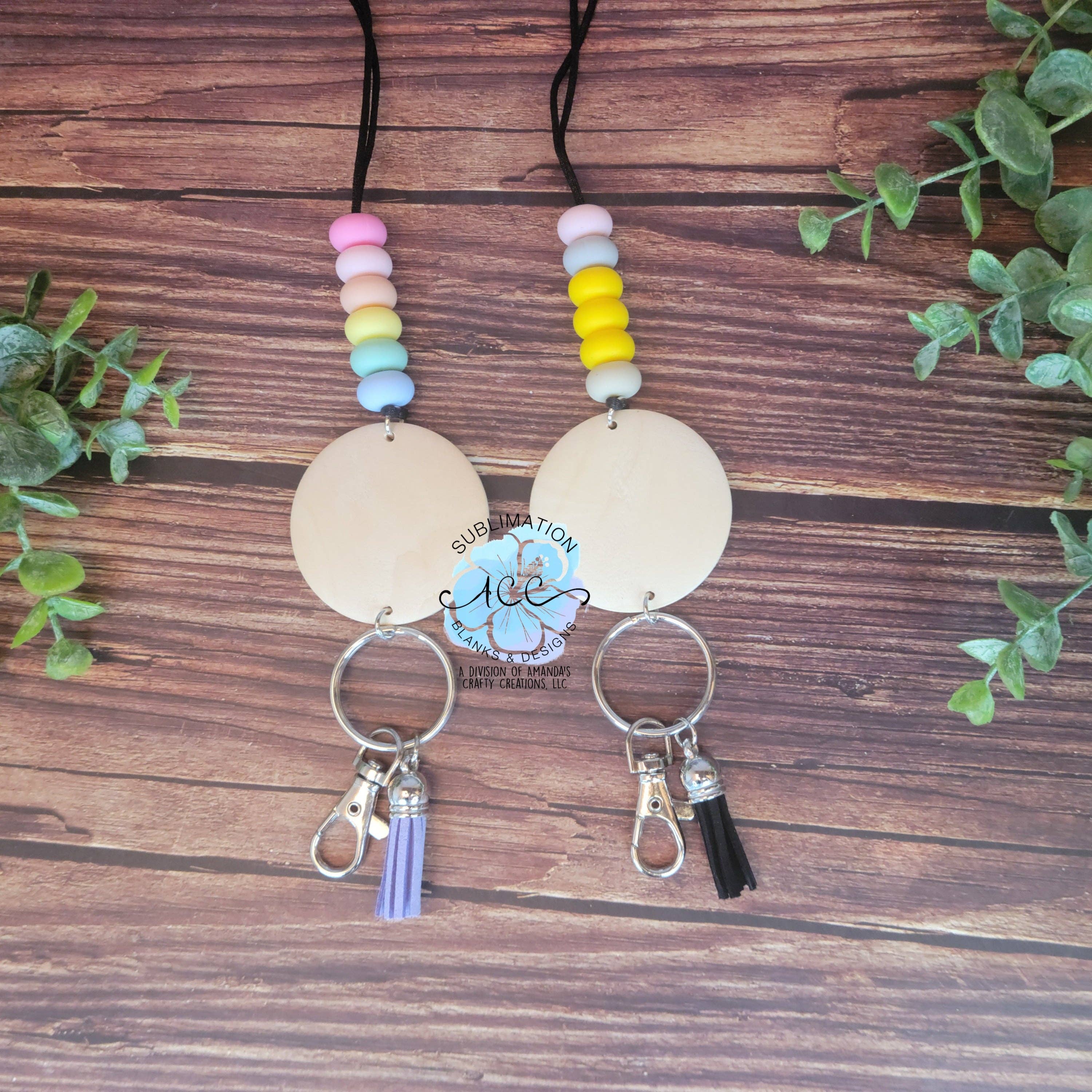 ACC Sublimation Blanks - Wholesale Lanyard - Unisex - Silicone bead lanyard, lanyard, laser engraving blank, silic11