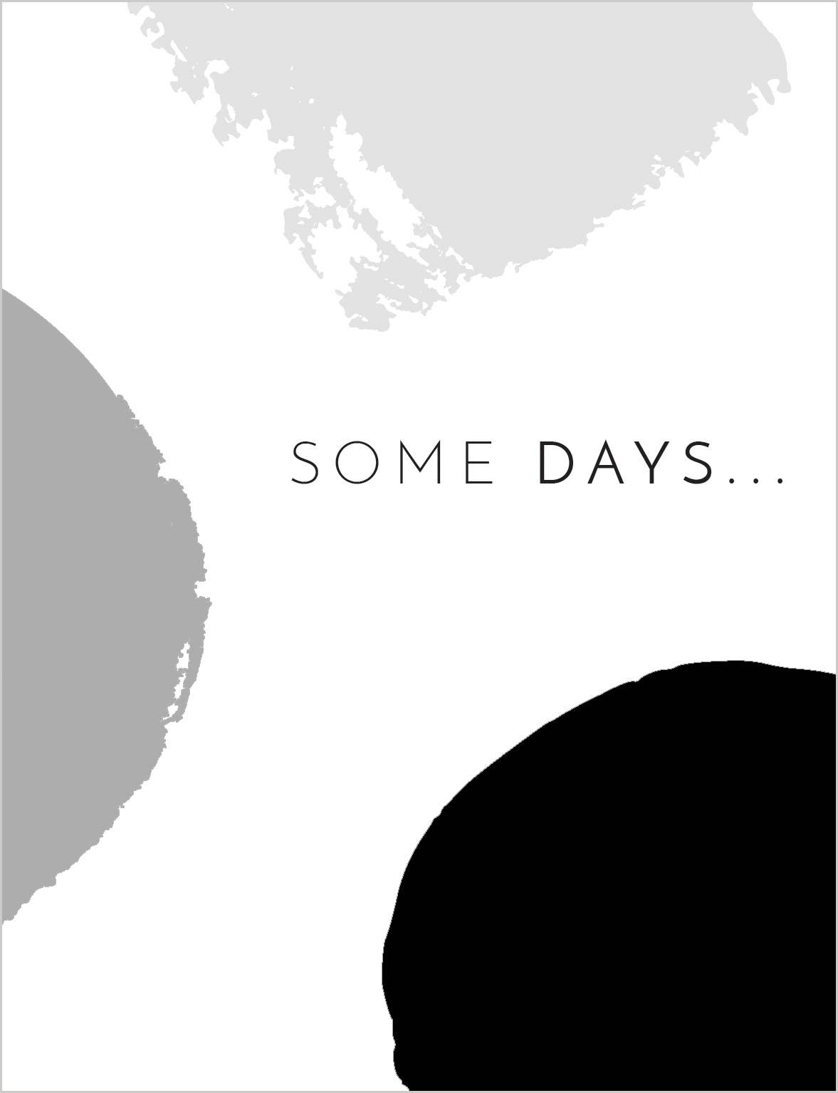 From Me To You - Wholesale Friendship Card - Big Black Circles Friendship Card0