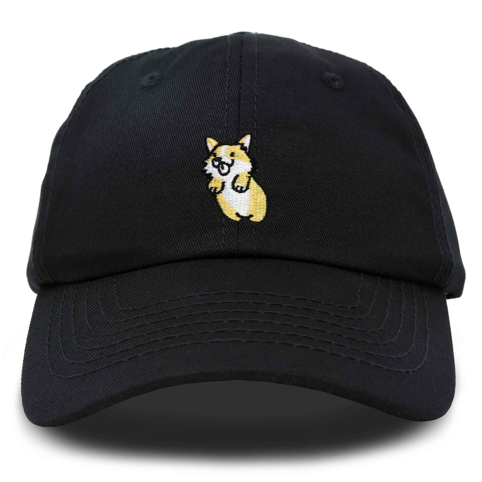 Dalix - Wholesale Baseball Cap - Women's - DALIX Cute Leaping Corgi Hat Womens Embroidered Baseball Cap0