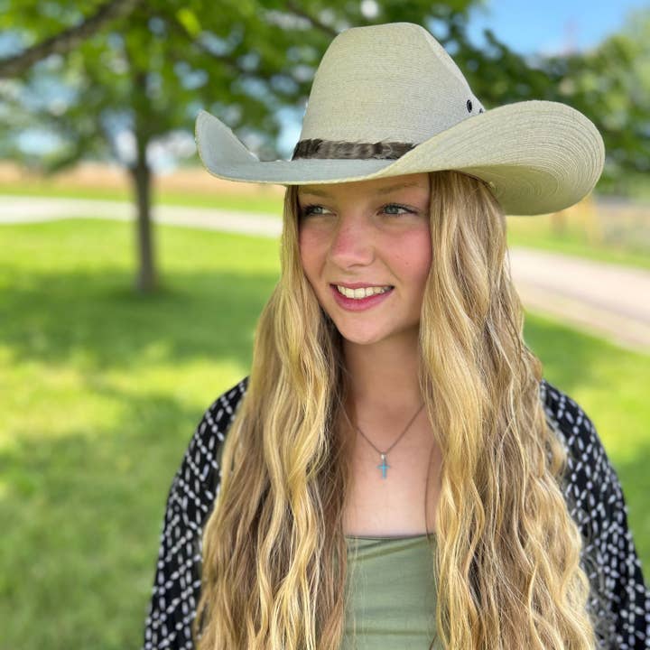 Faixa de Chapéu com Penas de Galo Chinchila Cinzento Natural por atacado de Zucker Feather Products