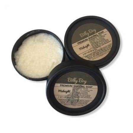 Jabón de Afeitar para Hombres - envase de plástico con tapa de rosca para venta al por mayor de Olive Drab Farm