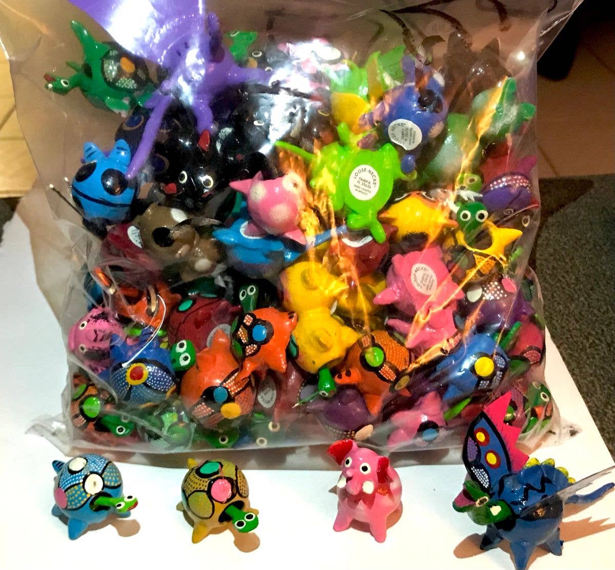 Loose Neck Land - Wholesale Figurine Toy - Kids - Animals and Turtles Mix (50/50) 8