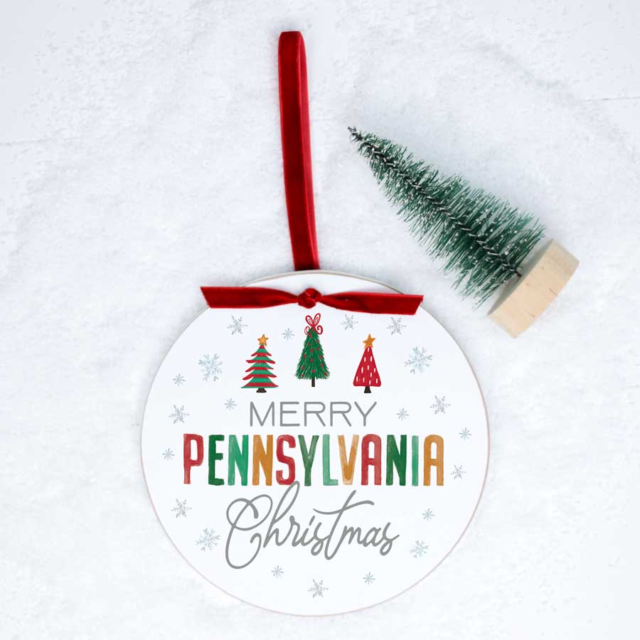 Clairmont & Co - Wholesale Ornament - State Gifts, State Products, Christmas Ornament18