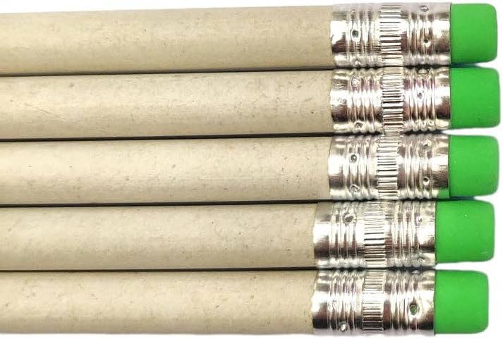 Three Leaf Products – wholesale Pencil – 144 Ct. #2 White Paper Pencils With Eraser, 12 Boxes(1728)3