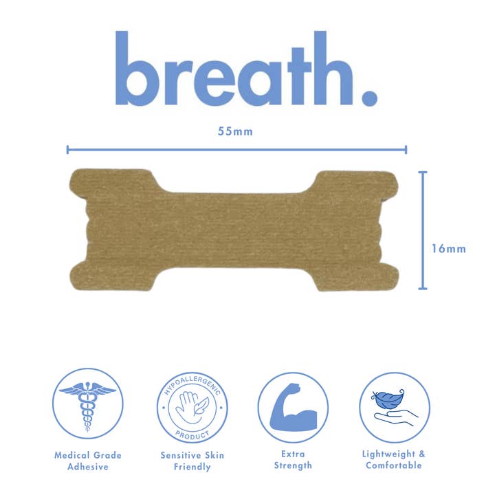 Breath Sleep Tape Limited - Wholesale Nasal care - Active Range - Performance Nasal Strips - 30-Day Supply1