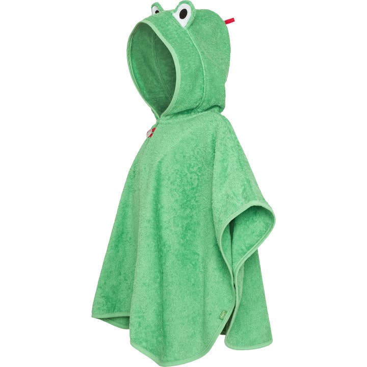 Smithy by Dagmar Nelk - Vendita all'ingrosso Asciugamano con cappuccio - Bambini e neonati - Poncho da bagno rana, con occhi di rana sul cappuccio1