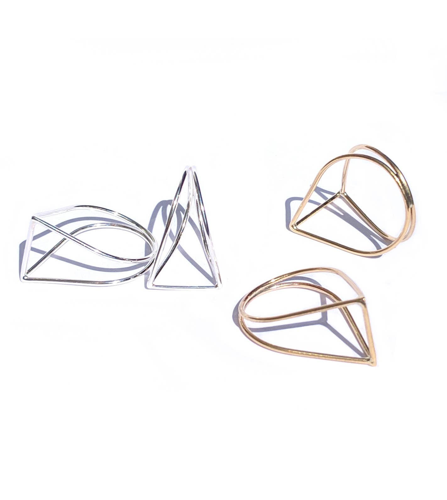 becca compton jewels - Wholesale Cocktail/Statement Ring - negative space ring no.13