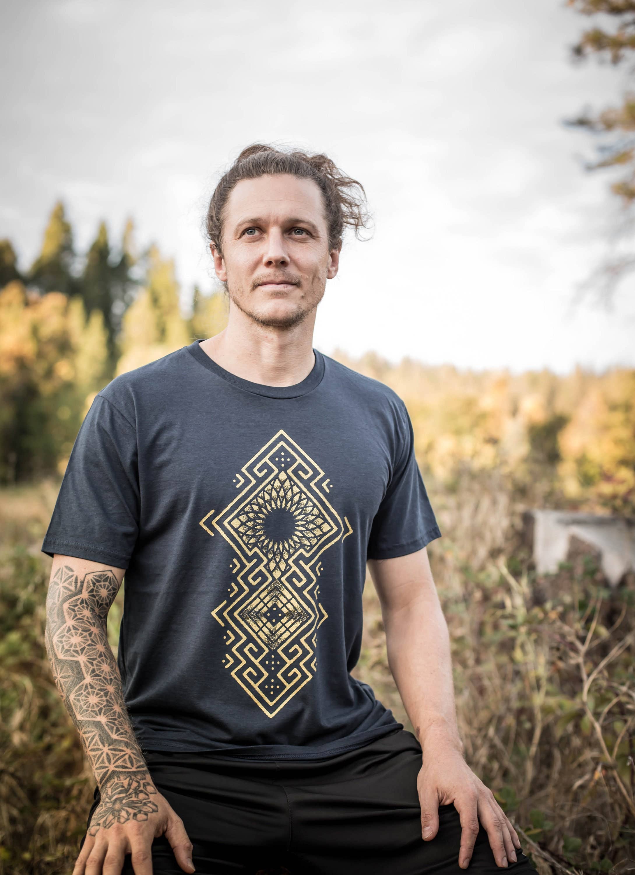 Sacred State Design - Wholesale Screen Printed T-Shirt - Men's - Being Hemp T-Shirt5