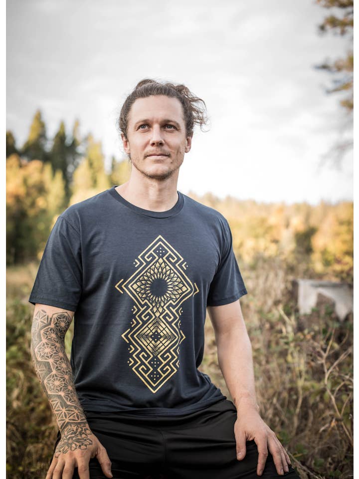 Sacred State Design - Wholesale Screen Printed T-Shirt - Men's - Being Hemp T-Shirt5