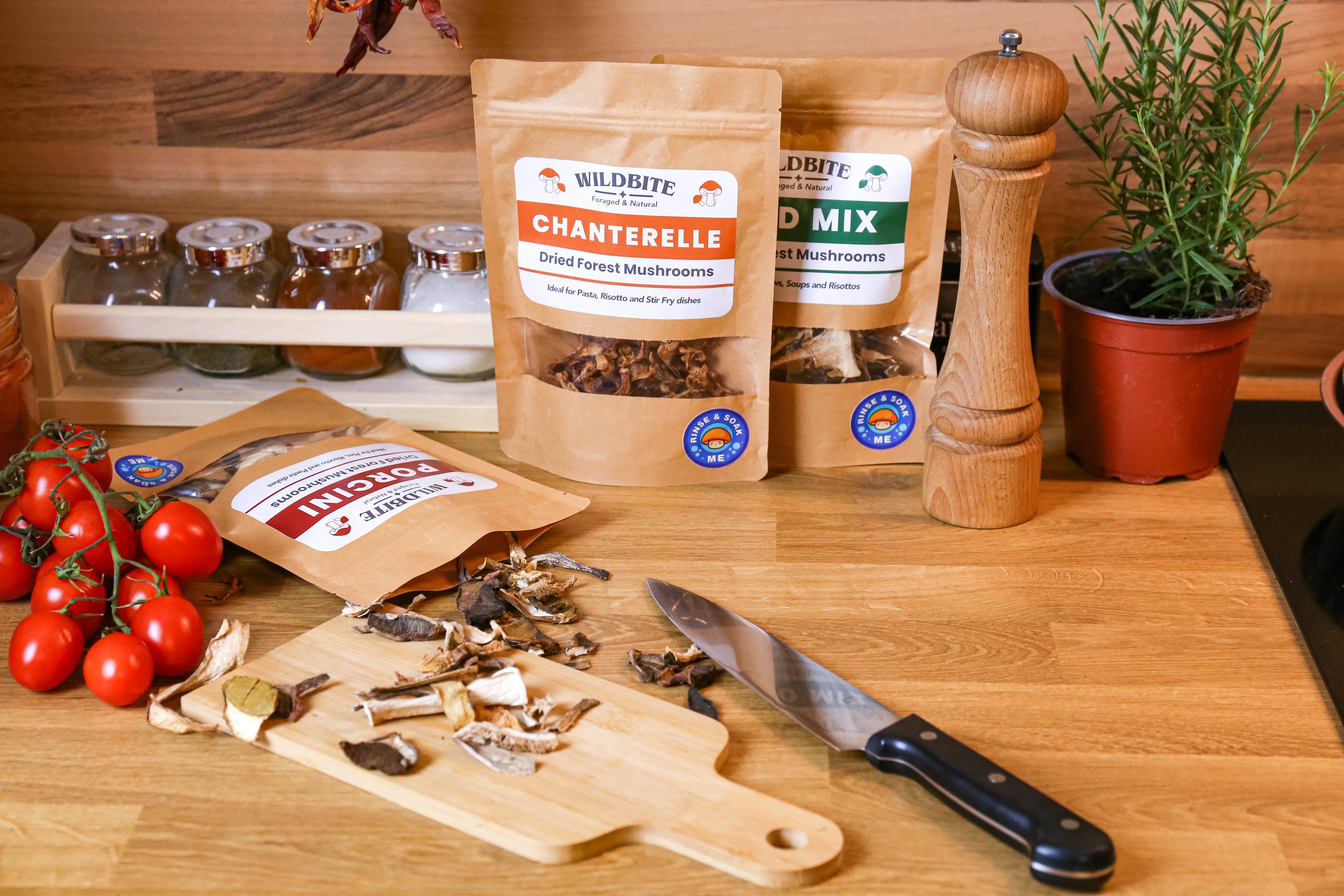 Wildbite – wholesale Dried/dehydrated vegetables – Premium hand foraged dried porcini mushrooms3