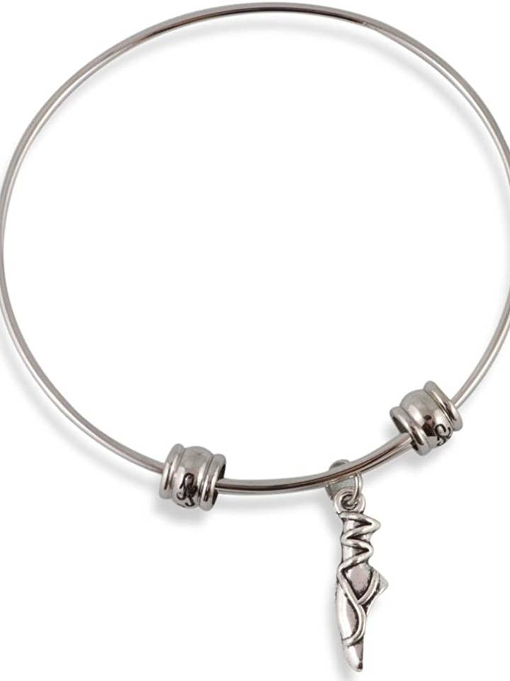 Ballerina Dancer Slipper Shoes Fancy Bangle for wholesale by Dave The Bunny