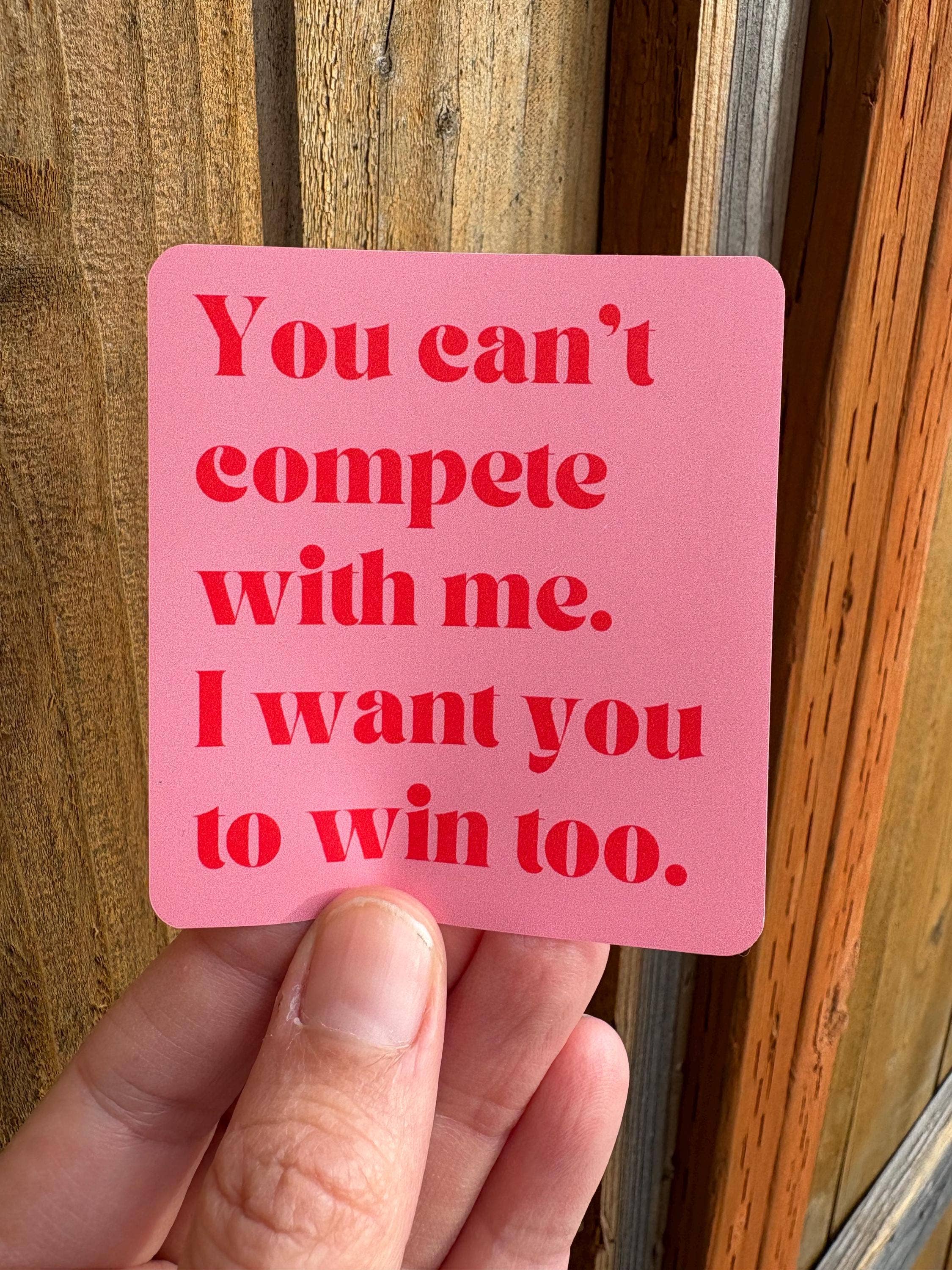 Anna Liz Heart Designs - Wholesale Sticker - Empowering Women Vinyl Sticker – Support and Win Together7