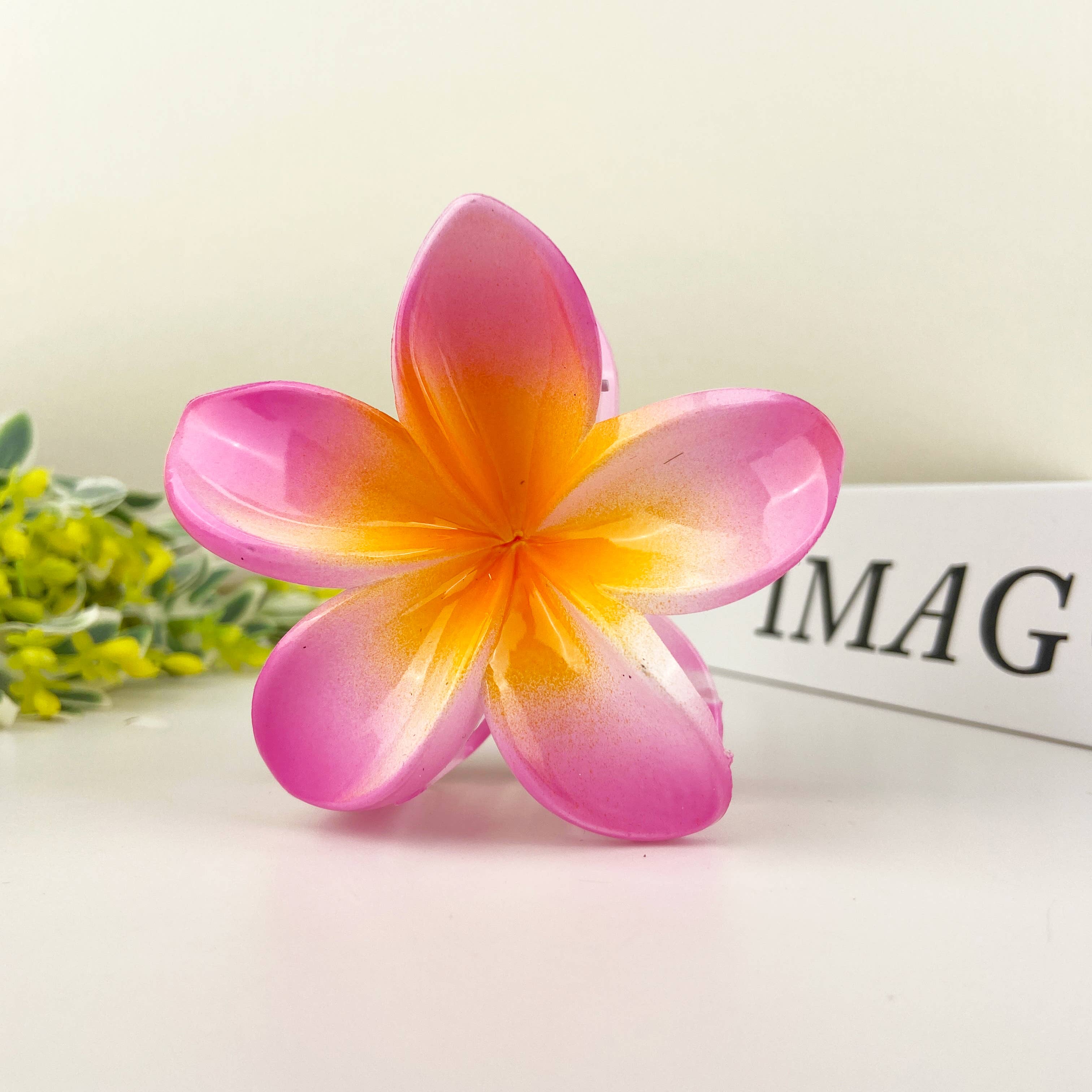 Wholesale Colorful plumeria hair Clip for your store - Faire