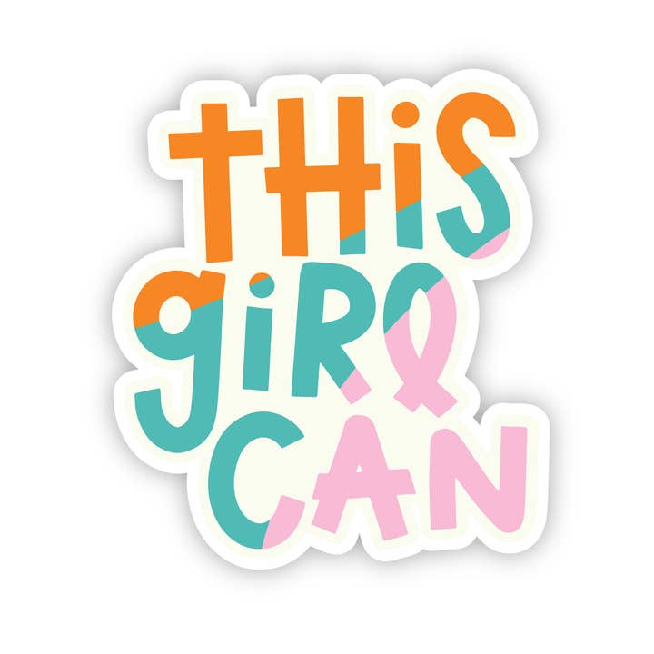 Dit meisje kan feministische sticker voor wholesale door Twentysome Design