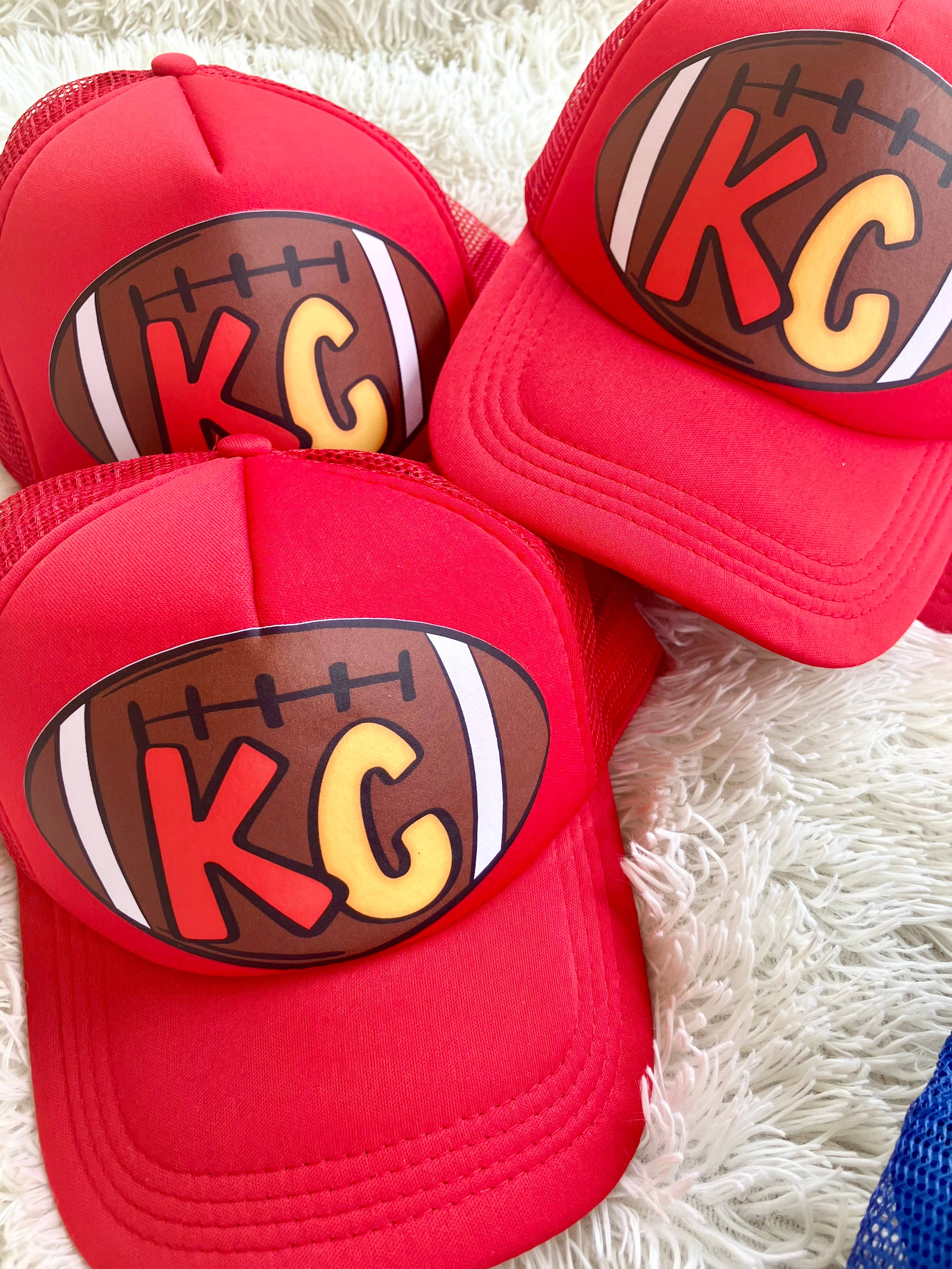 on the Bayou - Wholesale Trucker Hat - Unisex - kc chiefs inspired football trucker hat5