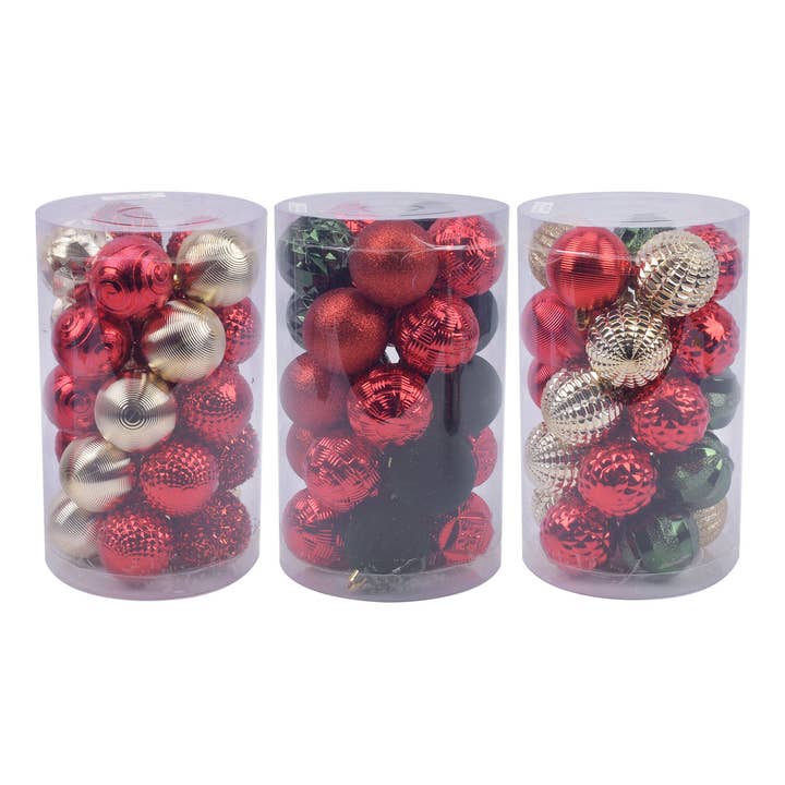 Brudsikre ornamenter 60 mm x 25 pakke for engroshandel hos Country Silk