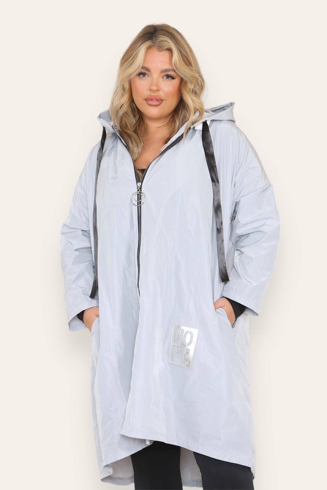 Miss Bold - Wholesale Raincoat - Women's - Oversized Hooded Rain Mac54