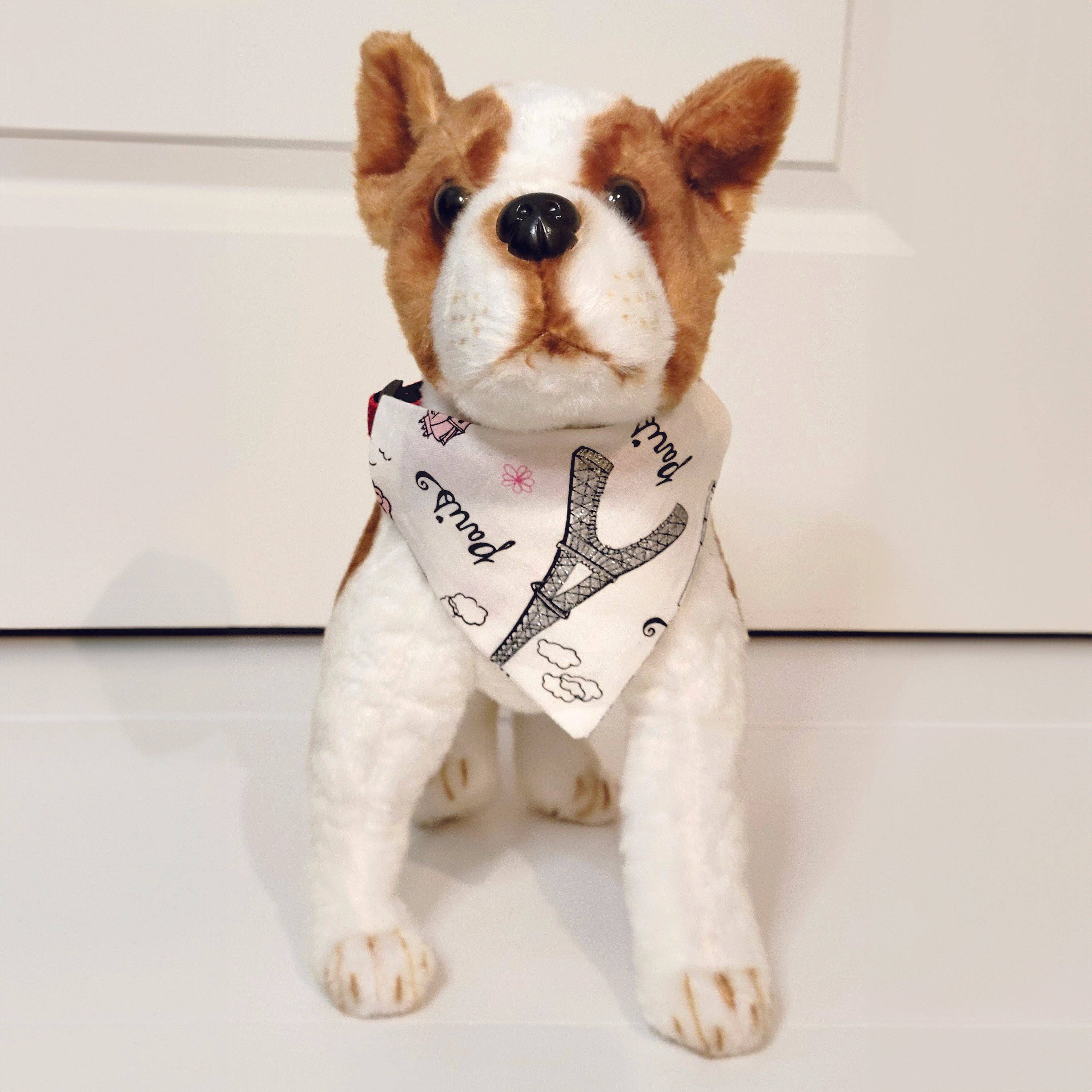 Spoiled Pet Accessories - Wholesale Pet Bandana - Dog - Paris Bandana