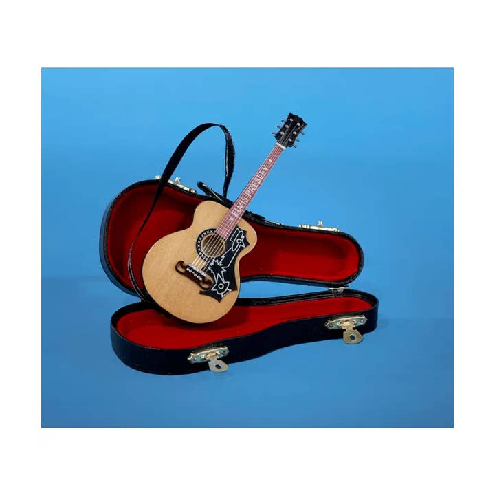 Kurt S. Adler, Inc. - Wholesale Ornament - 5.5"ELVIS ACOUSTIC GUITAR W/CASE