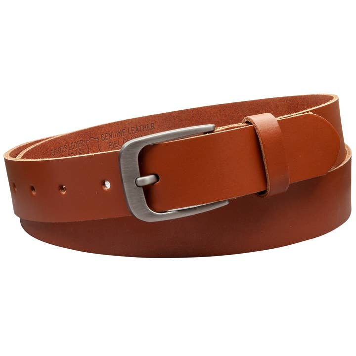 Cinturón de 30 mm fabricado en Alemania EH319-SL coñac para venta al por mayor de A-Venten GmbH