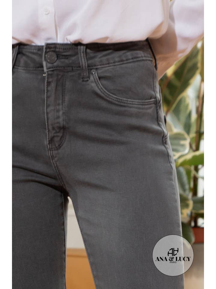 Carbon Slim pants in color (Push-up) - ANA & LUCY for wholesale on Faire