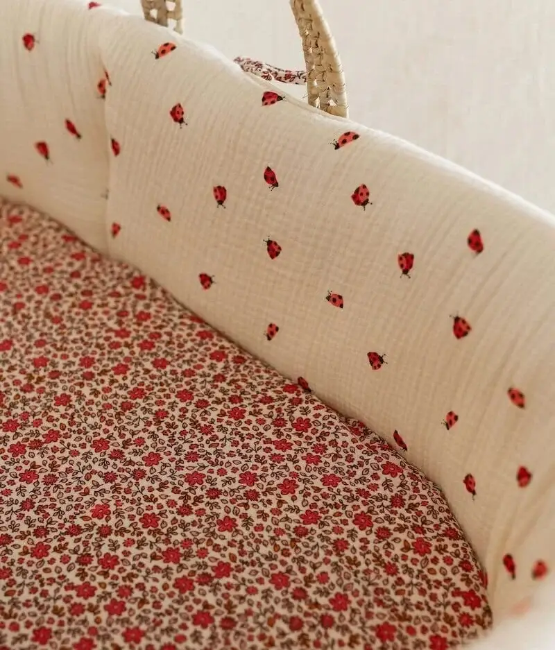 Manufacture des bébés français - Wholesale Bassinet - Baby - Bassinet cover Ladybugs9