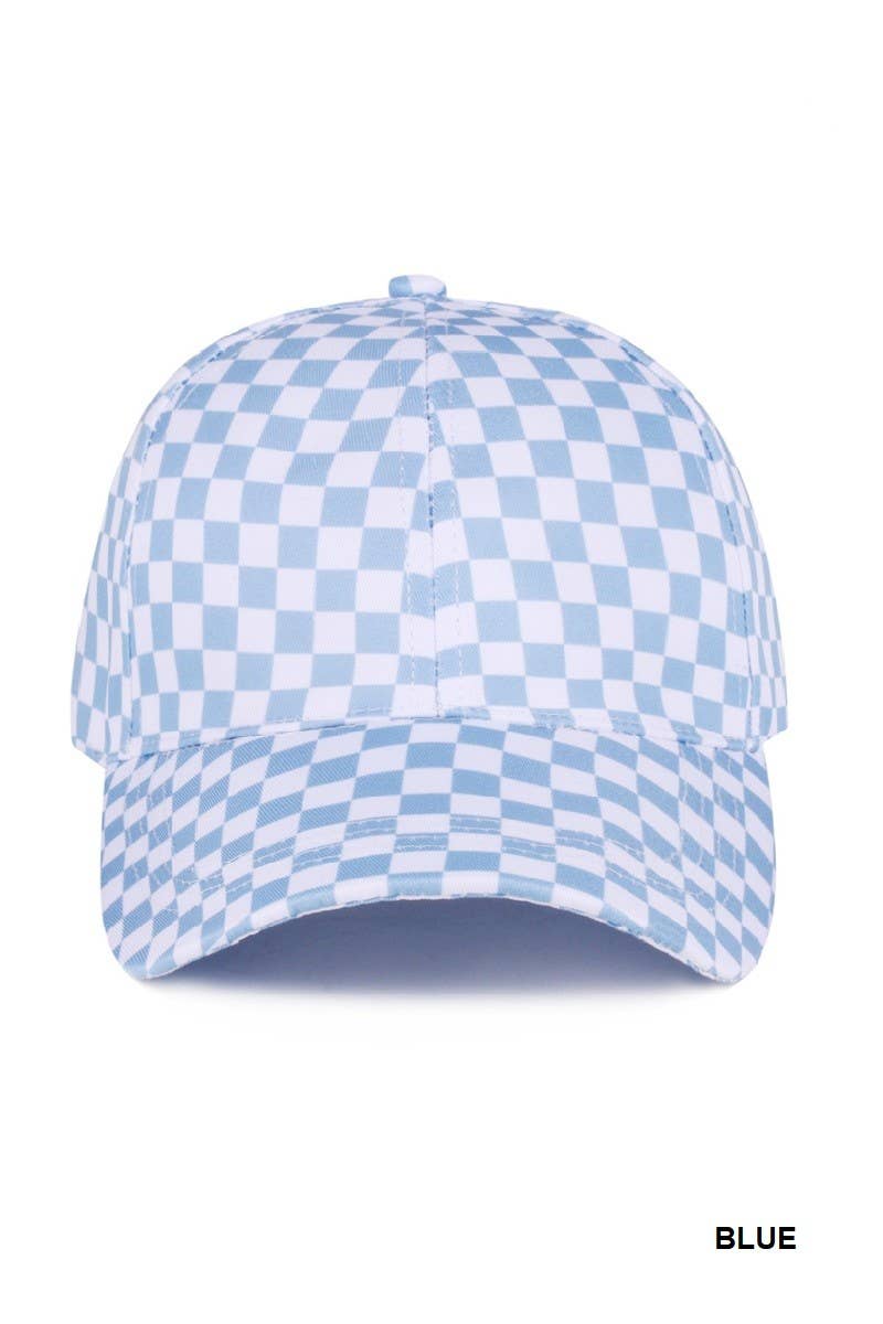 Vanilla Monkey - Wholesale Baseball Cap - Women's - Checkered Pattern Baseball Cap3