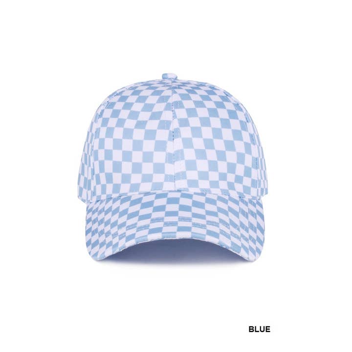 Vanilla Monkey - Wholesale Baseball Cap - Women's - Checkered Pattern Baseball Cap3