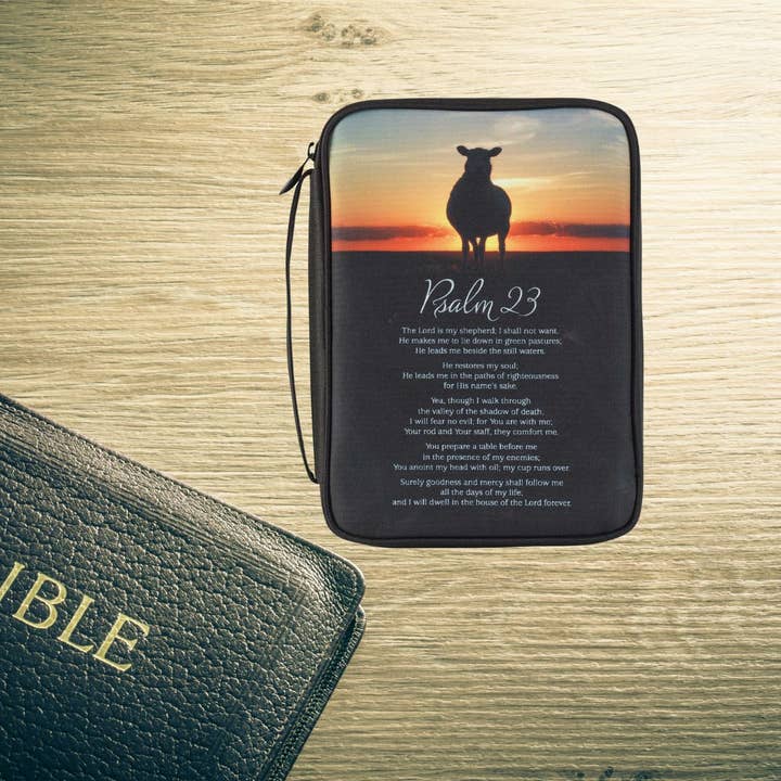 Dicksons - Wholesale Bible Cover - Bible Cover Psalm 23 Large Polyester4
