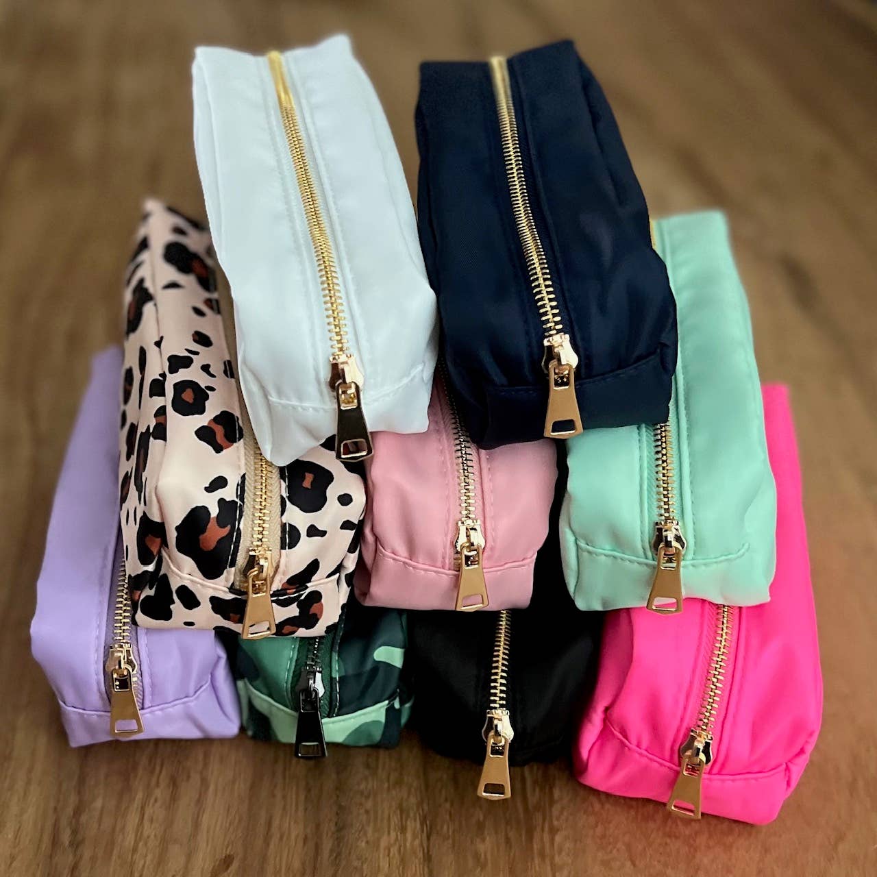 Palmy Pineapple - Vente Étuis/trousses à crayons - Trousse à crayons en nylon/trousse à pinceaux de maquillage pour patchs en chenille5