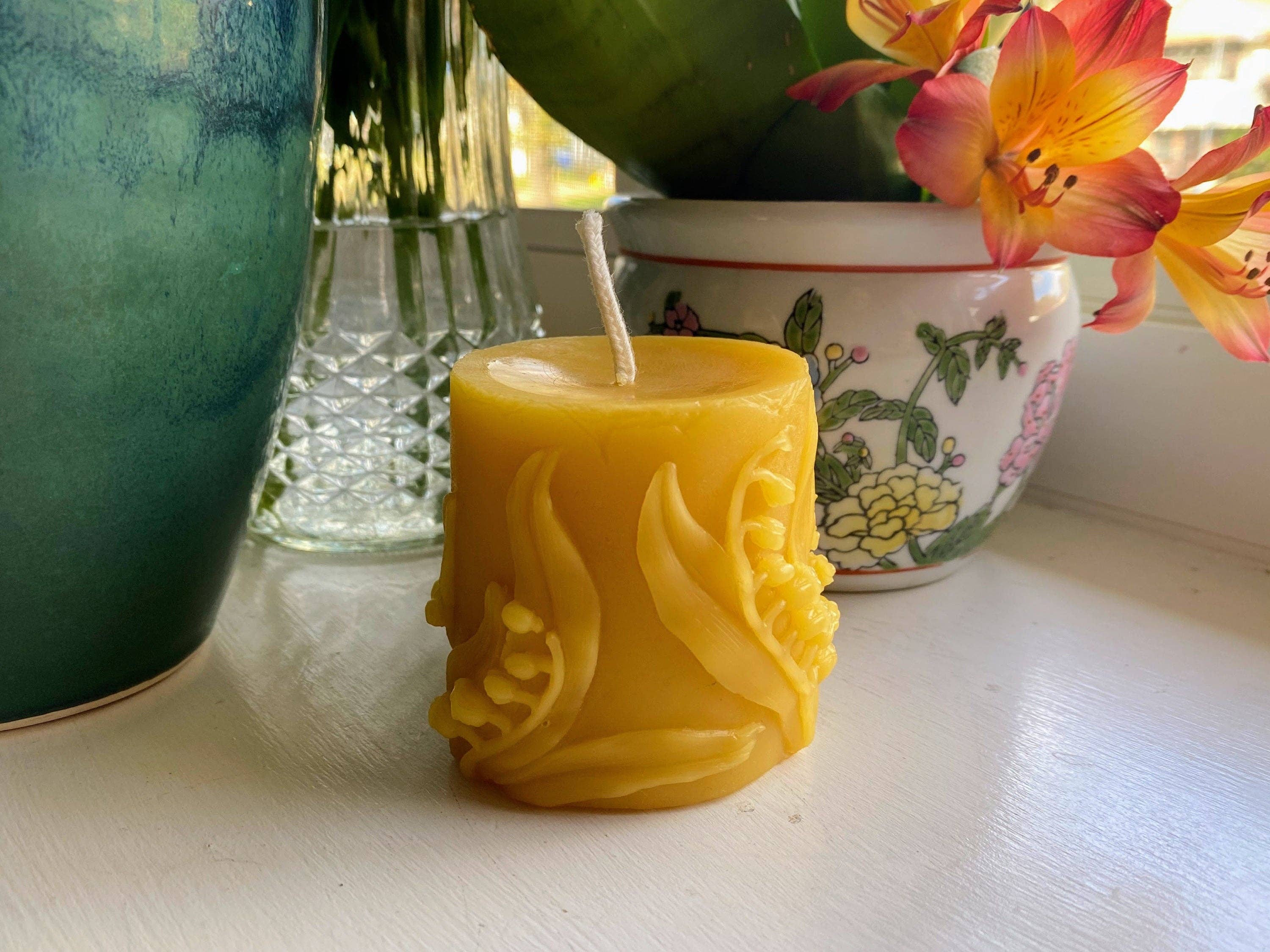 Bees Light Candles - Wholesale Pillar Candle - Wandering Lily Beeswax Candle Set2