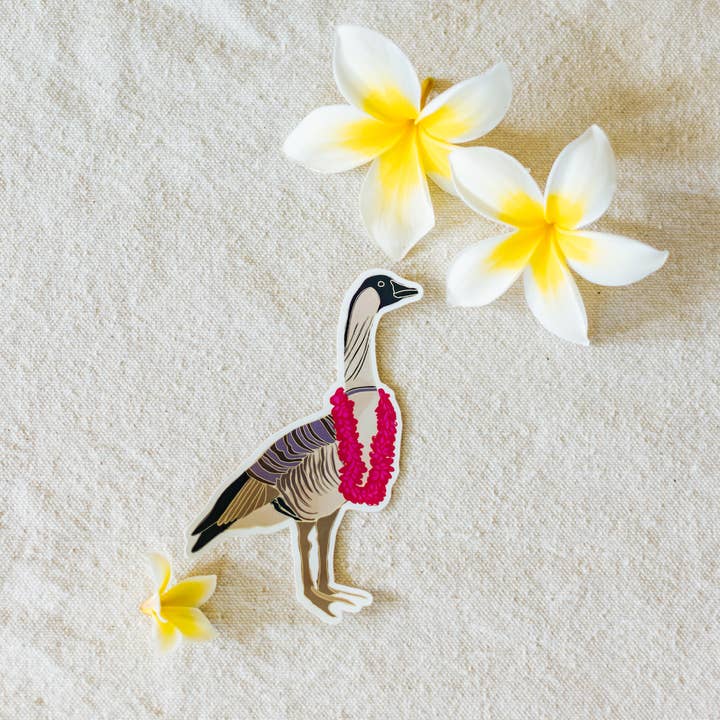 Left Right Design - Wholesale Sticker - Nene in Lei Sticker