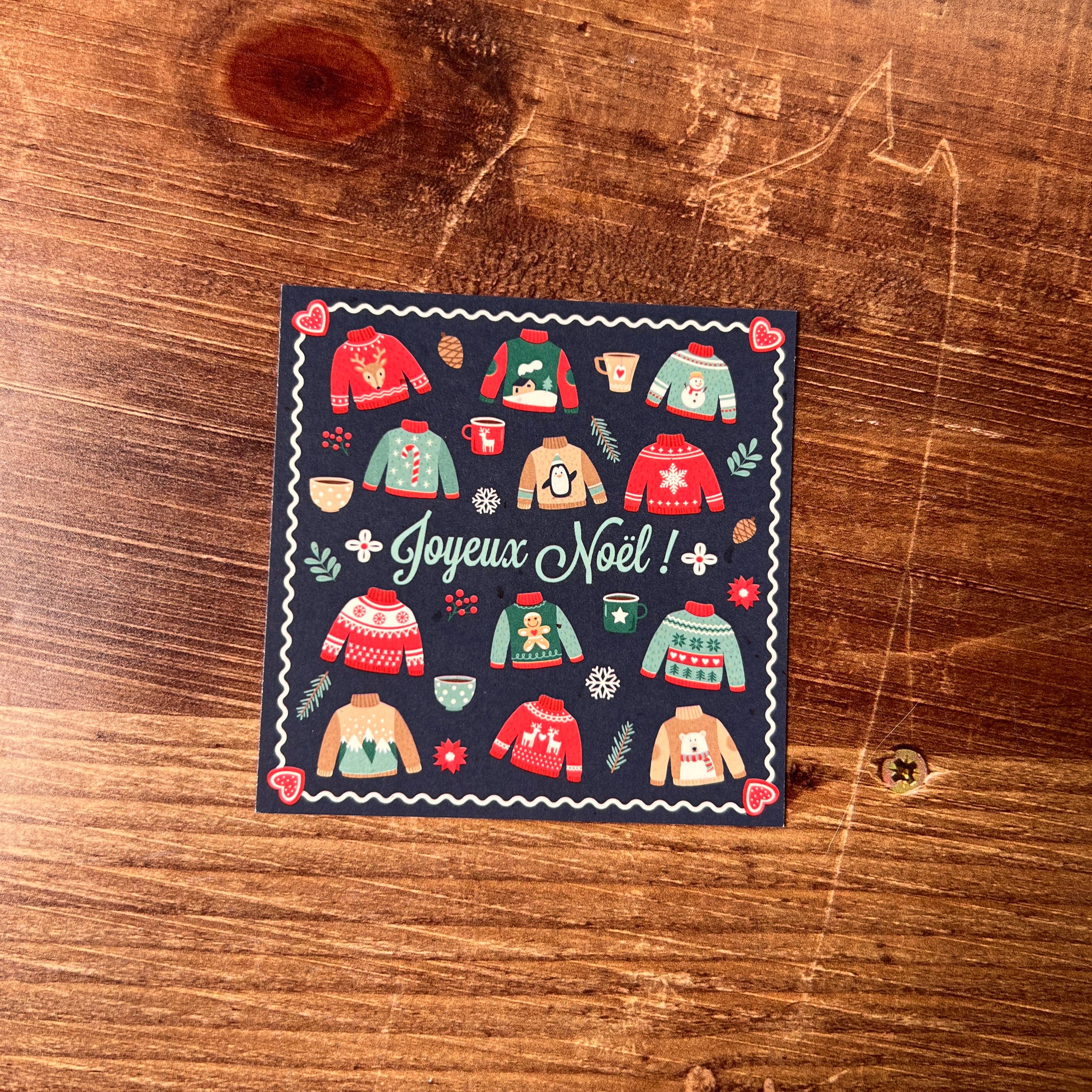 Les cartes de Lulu - Wholesale Kerstkaartje - Duurzame kerstkaarten 9x9 cm1