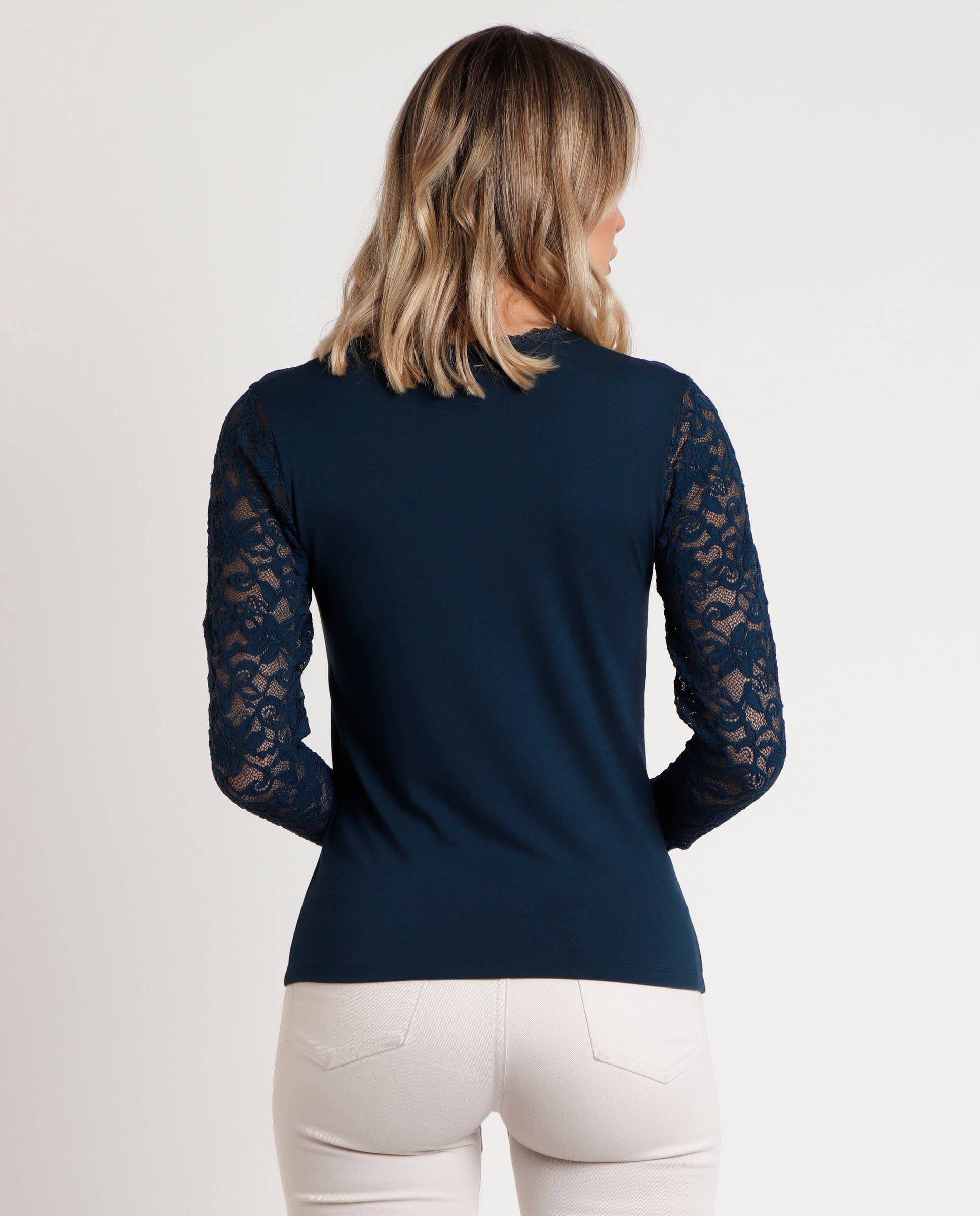 ADMAS - Wholesale T-Shirt - Men's - Lace Piece Long Sleeve Tshirt6