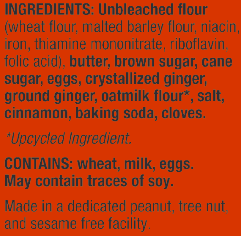 Fancypants Baking Co. - Wholesale Cookie - Ginger Snap Cookies | Premium Snacks | 12 pack | 5oz8