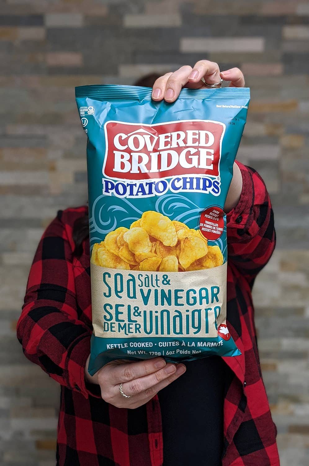 Covered Bridge - Vente Chips - 170g de croustilles de sel et de vinaigre2