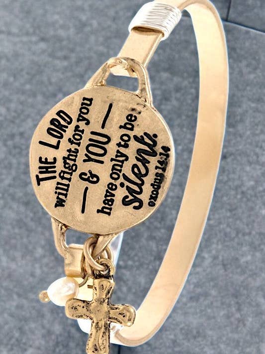 BRACELET JONC DISQUE AVEC MESSAGE GRAVÉ pour la vente par Andrea Bijoux