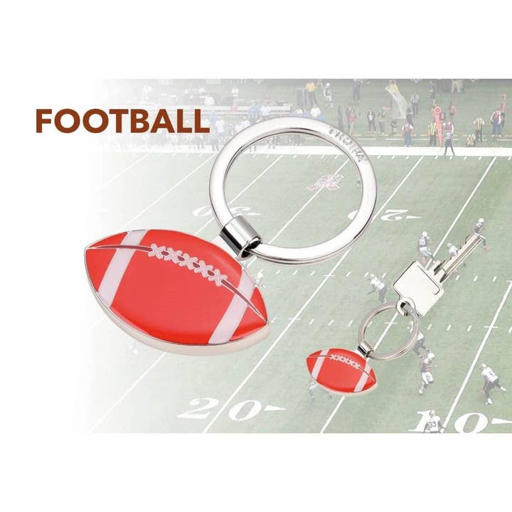 Troika Football Keychain Enameled American Football Charm for wholesale by Troika, Duke Baron & Paperthinks by Brand Node, Inc.