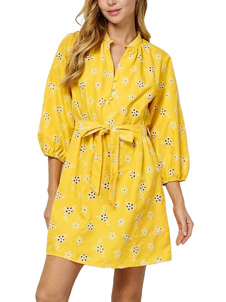 Vanilla Monkey - Wholesale Dress - Women's - 3/4 Sleeve Dress