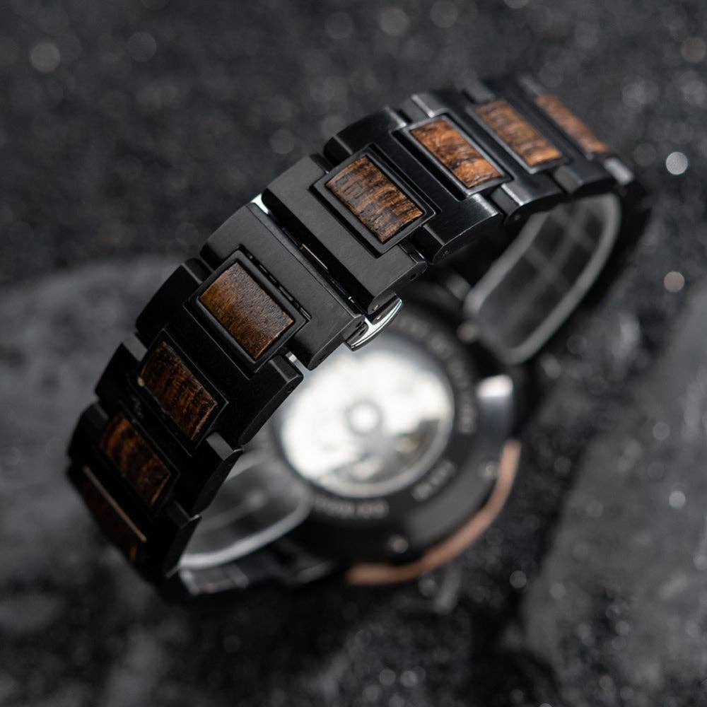 Nordic Wood - Wholesale Wrist Watch - Men's - Lave Noire5