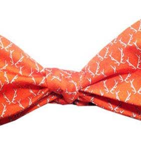 Lazyjack Press - Wholesale Bow Tie - Men's - Buckwild Bow Tie (Orange)