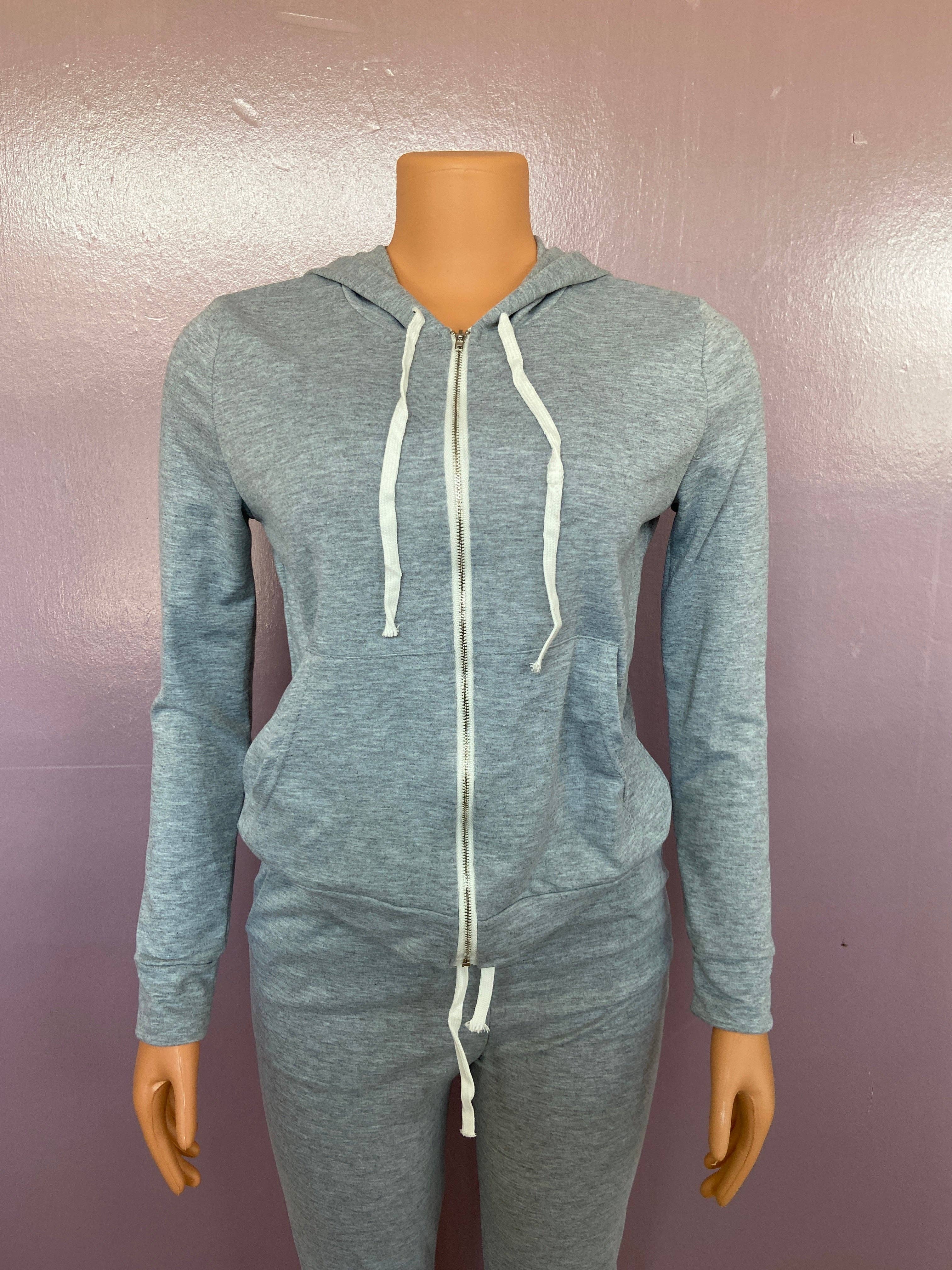 MB Fashion Wholesale - Wholesale Top & Pant Set (NOT Loungewear) - Women's - MB FASHION Zip-Up Hoodie and Jogger Pants Set 12489R14