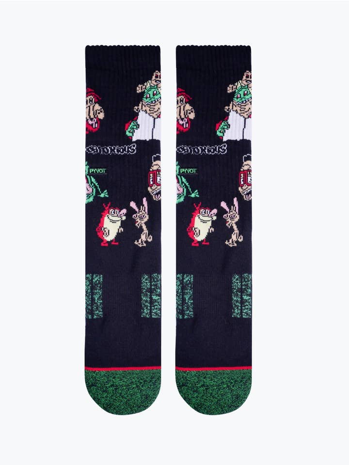 Black 90's Obnoxious Socks for wholesale on Faire