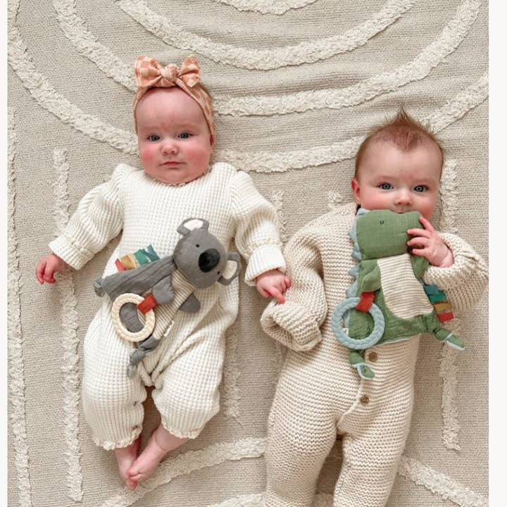 Itzy Ritzy - Wholesale Crinkle Tag Toy - Baby - Bitzy Crinkleâ„¢ Sensory Toy with Teether