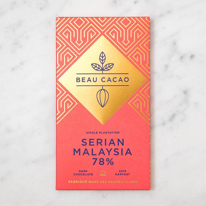 SERIAN 78% pure chocolade voor wholesale door Beau Cacao
