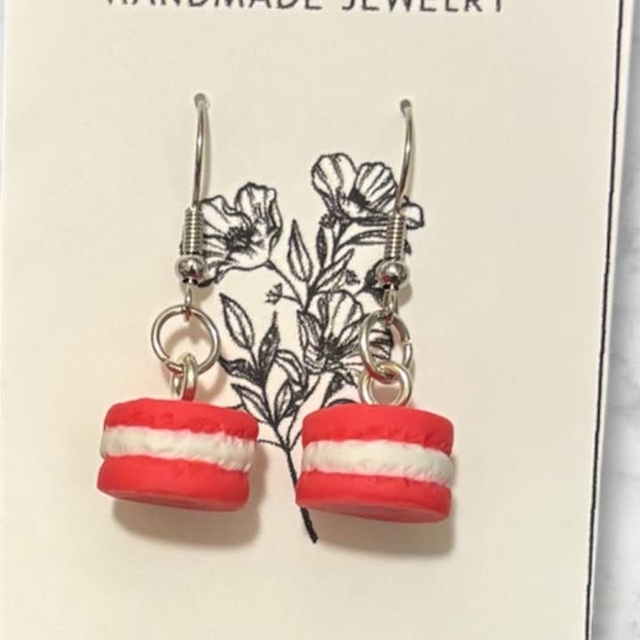 Söta dessertörhängen smycken - Macaron - Söt bedårande lera för wholesale av CFlowerCo