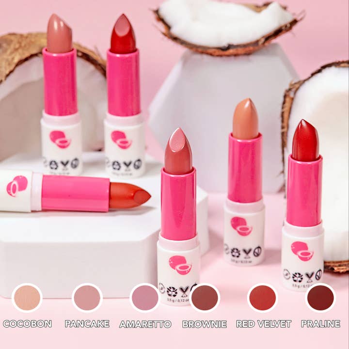 Natural Moisturizing Lipstick with Coconut Oil for wholesale by Everyday For Future USA