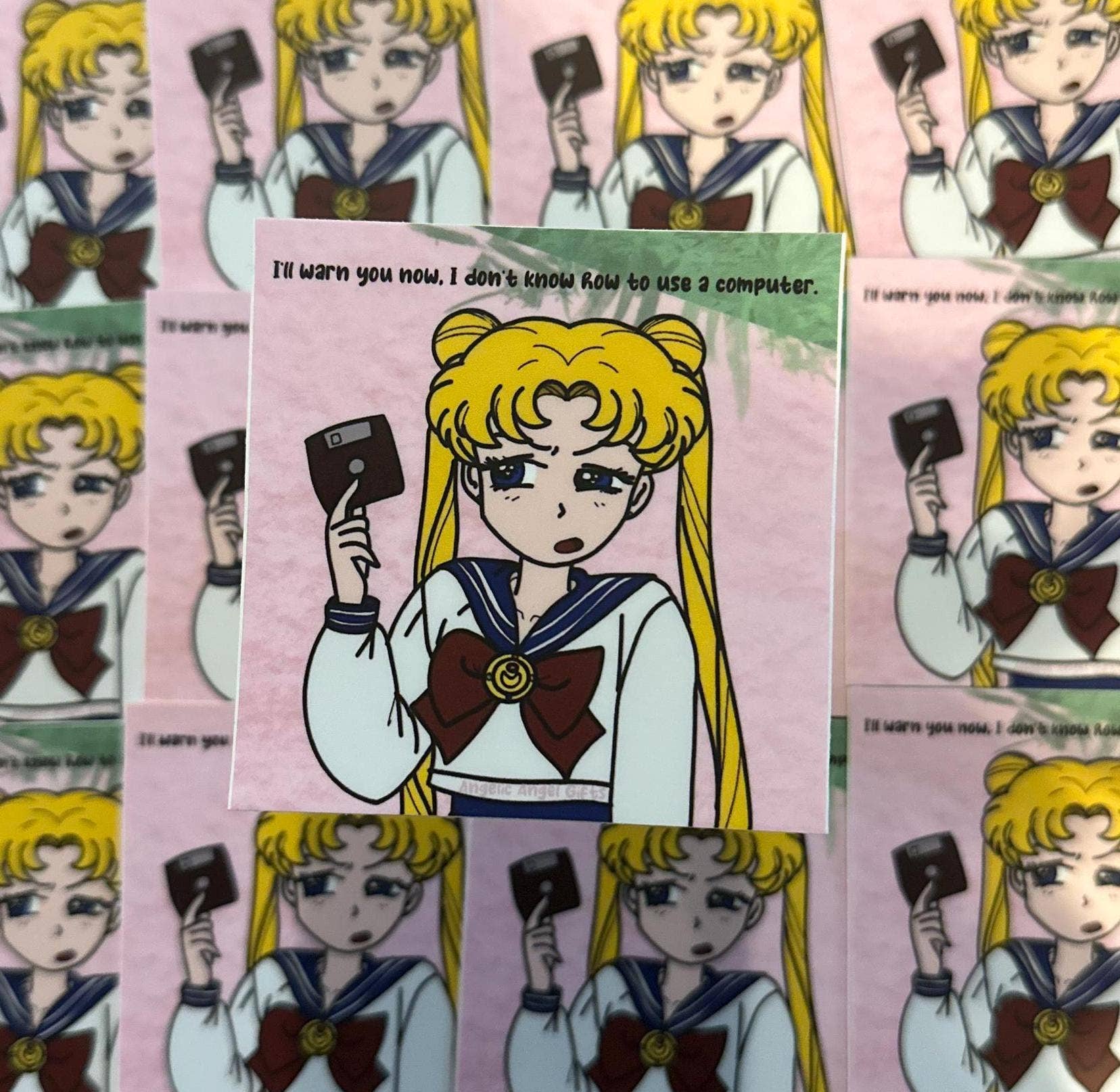 Angelic Angel Gifts - Wholesale Sticker - Sailor Moon Waterproof Vinyl Anime Stickers for Laptops5